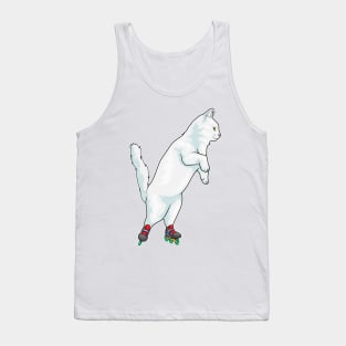 Cat Inline skating Roller skates Sports Tank Top